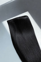 20" Deep Ebony invisible clip-In Hair Extensions (160g)