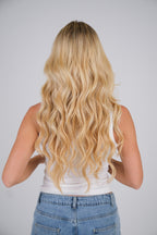 20" Honey Blonde Invisible Clip-In Hair Extensions (160g)