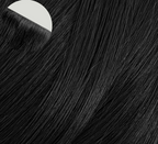 20" Deep Ebony invisible clip-In Hair Extensions (160g)