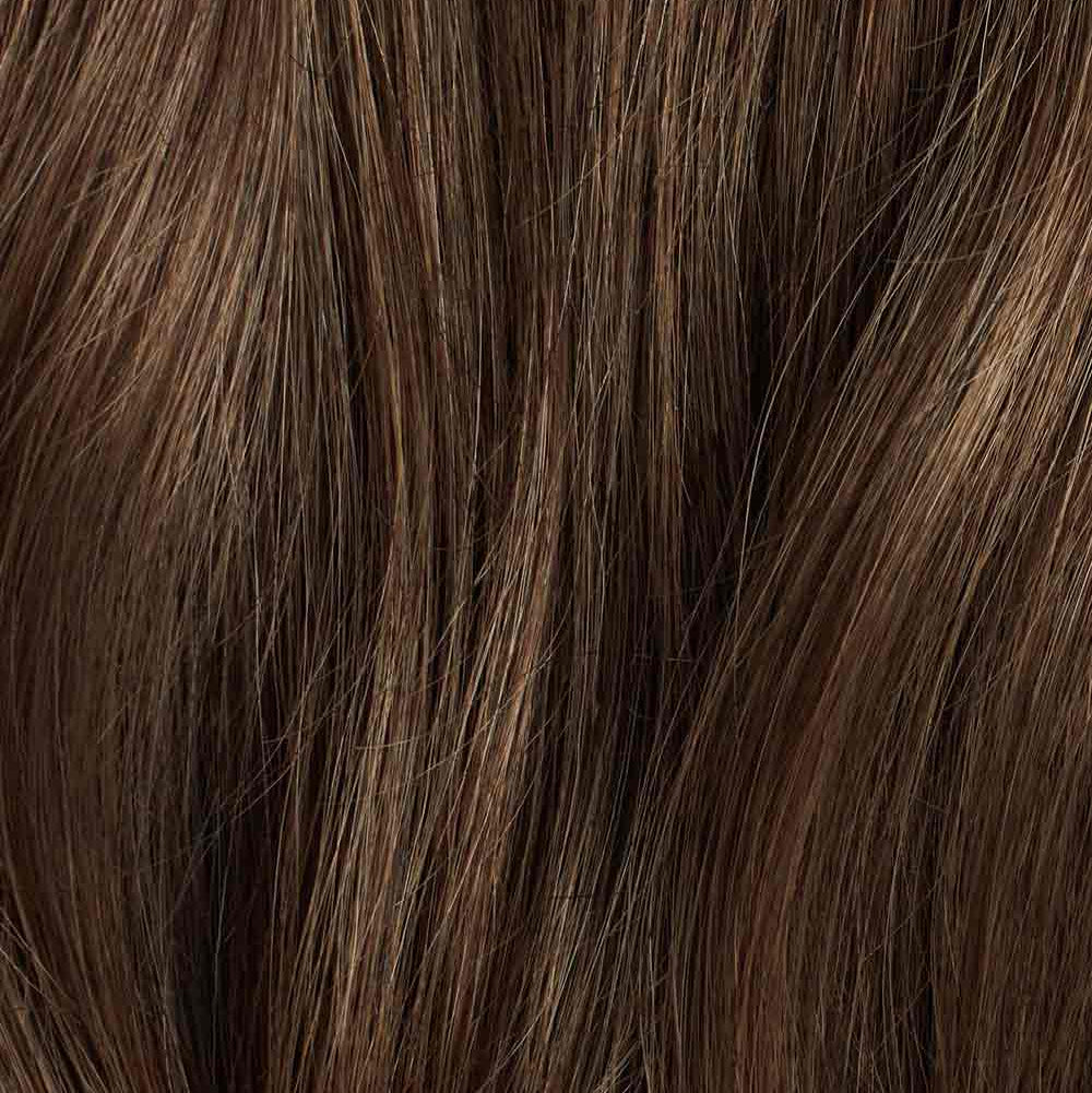 Close-up of brown hair strands